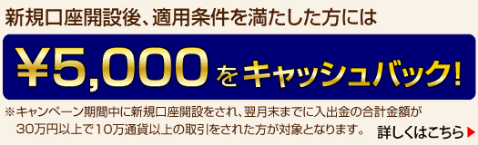 NTTスマートトレード 5000円 五千円 キャッシュバック キャンペーン