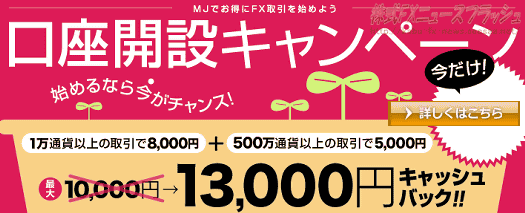 MJ キャンペーン キャッシュバック 8,000円